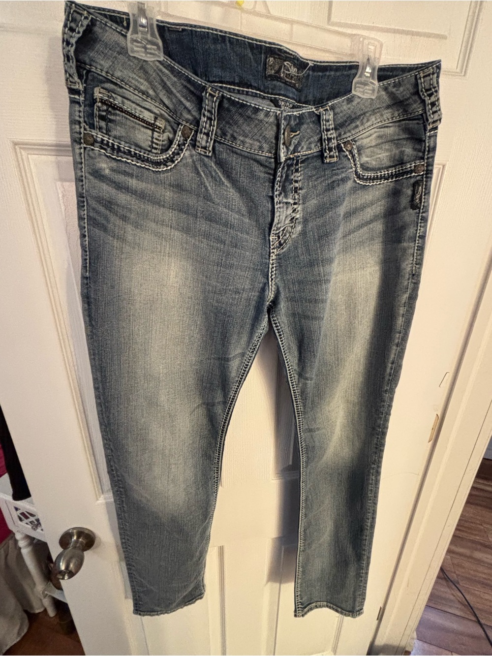 Women’s Blue Silver Jeans - Suki Flare Skinny 34/31